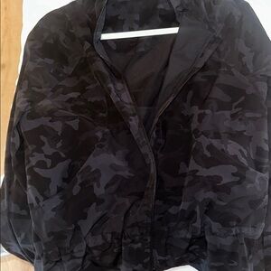 Lululemon Black Camouflage Jacket